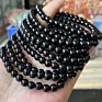 Luxury Feng Shui Rose Quartz Jade Stone Bead Bracelets Simple Men's Natural Gems Stone Healing Crystal Bracelet