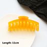 Mio Large Korean Hairgrips Frosted Banana Hair Clips Plastic Claw Clips Nonslip Hair Clamp Hair Claw Clips Women Matte