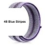 Qiman Nylon Iwatch Band Replacement Strap Nylon Loop Watch Band for Apple Watch Fabric Nylon Strap for Iwatch 7/6/5
