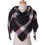 Newest Triangle Scarf for Women Plaid Shawl Cashmere Scarves Bufanda Blanket &Dropshipping