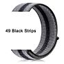 Qiman Nylon Iwatch Band Replacement Strap Nylon Loop Watch Band for Apple Watch Fabric Nylon Strap for Iwatch 7/6/5