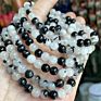 Luxury Feng Shui Rose Quartz Jade Stone Bead Bracelets Simple Men's Natural Gems Stone Healing Crystal Bracelet
