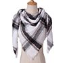 Newest Triangle Scarf for Women Plaid Shawl Cashmere Scarves Bufanda Blanket &Dropshipping