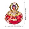 Qifu Small Jewelry Box Enamel Painting Variety of Styles Metal Jewelry Box