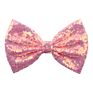 Larger 7" Messy Sequins Children Hair Bow without Clip Diy Hair Accessories for Girl Glitter Bow for Headband