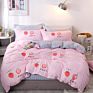 Luxury Printed Pillow Case Bed Sheet and Quilting Comforter Sets Quilt Bedding 4 Piece