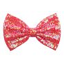 Larger 7" Messy Sequins Children Hair Bow without Clip Diy Hair Accessories for Girl Glitter Bow for Headband