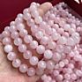 Luxury Feng Shui Rose Quartz Jade Stone Bead Bracelets Simple Men's Natural Gems Stone Healing Crystal Bracelet