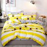 Luxury Printed Pillow Case Bed Sheet and Quilting Comforter Sets Quilt Bedding 4 Piece