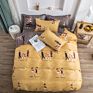 Luxury Printed Pillow Case Bed Sheet and Quilting Comforter Sets Quilt Bedding 4 Piece