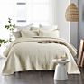 100% Cotton Quilt Cover Bedding Set Solid Color Print Fancy Designer Bedspread