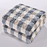 100% Flannel Blanket Faux Fur Polar Fleece Coral Adults Bedding Blanket