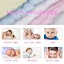 100% Muslin Cotton 4 Pack Super Soft Baby Washcloths and Towels Set Handkerchief Newborn Baby Face Saliva Towel