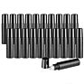 10 Ml Shipping Heavy Wall 10Ml Perfume Essential Oil Thick Frosted Color Matte Black Glass Roller Bottle with Roll on Ball