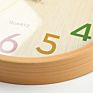 12Inch Wall Nordic Style Modern Frames Wall Clock Decor Color Silent Minimalist Home Decorative Wood Grain