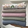 14 Colors Available 50Pcs Moq Super Soft Swaddle Waffle Blanket for Baby