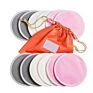 14 Pack Organic Washable Bamboo Nursing Breast Pads with Carry Bag