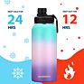 14Oz 18Oz 22Oz 32Oz 40Oz 64 Oz Vacuum Insulated Stainless Steel Sports Water Bottle Double Wall