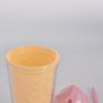 16 Oz Creative Ice Cream Cone Tumbler with Lid and Straw Bpa Free Cute Student Outdoor Cold Drink Cup