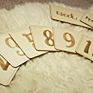 16Pcs Baby Milestone Numbers Baby Photo Props Wooden Newborn Birth Announcement Card Accessories