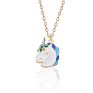 18 Models Cartoon Cute Unicorn Horse Pendant Necklace