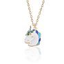 18 Models Cartoon Cute Unicorn Horse Pendant Necklace