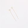 18K Gold Plated Stainless Steel Cuff Chain Earrings Wrap Tassel Earrings for Women