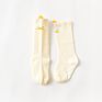 1 Pair 0 to 24M Cute Fox Baby Sock Non Slip with Grips Cotton Long Socks for Infant Girls Boys Newborn Knee High Socks