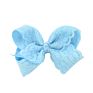 1 Pcs/Lot Girl Boutique Bows with Clip Grosgrain Ribbon Lace Bow Hairpins Kids Hair Accessories