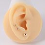 20G Surgical Steel Ear Studs Small Ball Screws Small Earrings Daith Ear Bone Cartilage Piercing Body Jewelry 3/4/5Mm