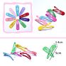 20Pcs 5Cm Snap Hair Clips for Hair Clip Pins Bb Hairpins Color Metal Barrettes for Baby Children Women Girls Styling Accessories