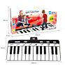 24 Keys Kids Piano Mat Fitness Play Keyboard Dancing Mat Electronic Touch Play Blanket Musical Carpet Toys