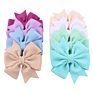 24Pcs Different Colors 3.7 Inch Grosgrain Ribbon Baby Girls Hair Bows Hair Bows Accessories for Infants Toddlers Kids Teens
