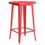 30" round Black Outdoor Bar Height Table