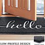 30"X17.5" Durable Welcome Mat Low Profile Floor Mat Front Doormat Indoor Outdoor Hello Doormats Non Slip Rugs Door Mat for Home