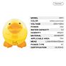 3.2L Mechanical Control Yellow Duck Cute Animal Shape Baby Cool Mist Ultrasonic Air Humidifier