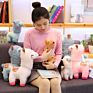 35Cm Rainbow Plush Alpaca Baby Pattern Stuffed Plush Animal Soft Toy Plush