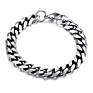 3.6Mm 5Mm 7Mm 11Mm Miami Cuban Chain Bracelet Punk Jewelry for Men Women 18K Gold Plated Stainless Chain Bracelet