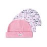 3Pcs/Lots 100% Cotton Baby Cap