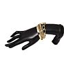 4Pcs/Set Hips Hops Chunky Thick Miami Curb Cuban Bracelets Bangles Punk Metal Twisted Rope Chain Bracelet Jewelry Gift