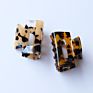 5.5Cm French Design Square Large Tortoise Shell Acetate Hair Claw Clip Jaw Clips Accessories for Thick Hair