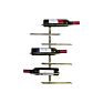 Wall Mounted Metal Wine Rack