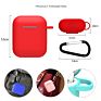 6 In-1 Protective Case for Airpods 1 2 Headphone Storage Box Lanyard Carabiner Silicone Cover for Air Pods 2 Case Ear Cap