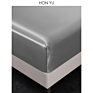 6 Piece Deep Pocket Luxury Rich Silk Silky Super Soft Solid Color Satin Bedding Sheet Pillowcase Sets