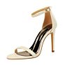 829-1 European and American Style Simple Stiletto High Heel High Heels Nightclub Sandals Women's Shoes