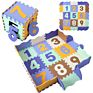 Abc 123 Interlocking Eva Foam Number Alphabet Jigsaw Puzzle Kids Baby Play Crawl Mat Activity Mats for Baby Puzzle Mats