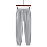 Active Wear Jogging Drawstring Waist Zip Pocket Soft Nylon Fabric Casual Jogger Trousers Pants Men