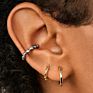 Adjustable Female Ear Cuff Brass Wire Natural Freshwater Pearl Clip on Earrings
