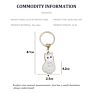 Alloy Kitten Keychain Good Lucky Drip Kitten Ladies Bag Pendant Charm Couple Jewelry Keychain Unisex.