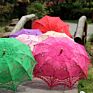 Ameliebridal Victorian Party Gifts Birthday Shower Handmade Wedding Decoration Bride Lace Umbrella Battenburg Lace Parasol